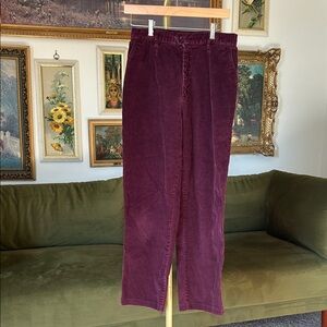 Vintage! Y2K Northern Reflections Burgundy Corduroy Pants